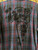 Y2K HD Harley Davidson Flock Design Blue Red Plaid Flannel Button Up Women's Large