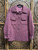 Vintage Jack Winter Cranberry Double Knit Snap Button Shirt Women'sSize 10