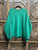 Vintage 90s Nike Grey Bar Mini Swoosh Kelly Green Crewneck Sweatshirt Size Large