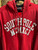 Vtg 90s Y2K Southpole MCMXCI Red Full Zip Hoodie Sweatshirt Size Large