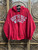 Vtg 90s Y2K Southpole MCMXCI Red Full Zip Hoodie Sweatshirt Size Large