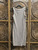 Vintage Jodi Christopher Champagne Ribbed Sleeveless Dress Size Medium