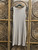 Vintage Jodi Christopher Champagne Ribbed Sleeveless Dress Size Medium