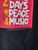 Vintage 1994 Woodstock "2 More Days Of Peace & Music" Concert T-Shirt Black Size Large