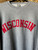 Y2K Wisconsin Badgers Grey Crewneck Sweatshirt Size XL