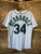 Majestic MLB Seattle Mariners Felix Hernandez #34 White Baseball Jersey Size Medium