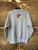 Vtg 90s 1998 Logo 7 WFBQ Indianapolis Radio Station Q95 Gray Crewneck Sweatshirt Size Large