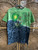 Vintage Y2K Anglerfish Marine Life Tie Dye Nature T-Shirt Size Medium