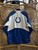 NFL Reebok Indianapolis Colts Blue & White Windbreaker Pullover Size XL