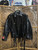 Vintage 80s 90s Femme Harley Black Leather Fringe Cropped Motorcycle Jacket Women's Size 40