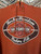 Y2K Harley Davidson HD Mobile, AL Burnt Orange Hoodie Sweatshirt Size Large
