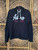 Y2K Aeropostale New York Black Full Zip Hoodie Sweatshirt Women's Size XL