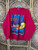 Vintage 90s Looney Tunes "Do I Look Like I Care" Tweety Red Crewneck Sweatshirt Size 14/16W