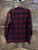 VTG Pendleton 100% Pure Wool Lumberjack Red Plaid Flannel Shirt Size Medium
