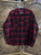 VTG Pendleton 100% Pure Wool Lumberjack Red Plaid Flannel Shirt Size Medium