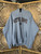 Y2K Notre Dame University Fightin' Irish Stitched Grey Hoodie Sweatshirt Size XL