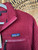 DS Patagonia Fleece Jacket Full Zip Maroon Women's Size Small
