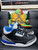 2014 Nike Air Jordan 3 Retro Black/Sport Blue-Wolf 136064-007 Size 8