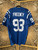 Y2K Reebok NFL Indianapolis Colts Dwight Freeney #93 Blue Stitched Jersey Size 54