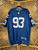 Y2K Reebok NFL Indianapolis Colts Dwight Freeney #93 Blue Stitched Jersey Size XL