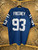 Y2K Reebok NFL Indianapolis Colts Dwight Freeney #93 Blue Stitched Jersey Size XL