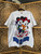 Vtg Disney Mickey & Minnie Mouse 90s  White T-Shirt Size XXL OSFA