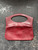 Vintage Etienne Aigner Ox Blood Red Leather Women's Clutch Purse