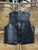 Vtg Unbranded Black Leather Patchwork Vest Size Large