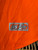 Vtg 90s FUBU Orange Baseball Jersey Size 2XL XXL