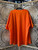 Vtg 90s FUBU Orange Baseball Jersey Size 2XL XXL