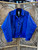 Vintage 90s Carhartt Cobalt Blue Windbreaker Work Jacket Size 2XL XXL