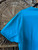 Y2K Aeropostale Est. 1987 Aqua Blue T-Shirt Stitched Letter T-Shirt Size Large
