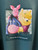 Vtg 90s Disney Pooh Eeyore & Piglet Teal Crewneck Sweatshirt Size Large