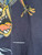Vintage 90s 1998 Notre Dame Fighting Irish Taz Navy Blue Crewneck Sweatshirt Size Medium