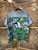 Vtg 90s Trench Ultra Notre Dame Fightin' Irish Rare AOP T-Shirt Size X-Large XL
