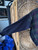 Y2K Woods & Gray Navy Blue Plaid Knit Sweater Size X-Large XL