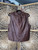 Vintage 90s Lisa International Faux Leather Brown Zip Up Vest Women's Size Large