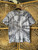 Vintage 90s Hand Dyed Smokey Grey Tie Dye T-Shirt Size Large