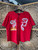 Vintage 90s Y2K Kansas City Chiefs NFL Red Button Down 100% Cotton Jersey Size X-Large XL
