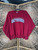 Vintage 90s University Of Indianapolis Greyhounds Red Crewneck Sweatshirt Size Medium
