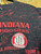 Vintage 90s Salem Sportswear Indiana University IU Hoosiers Red AOP Black T-Shirt Size X-Large XL