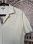 Vtg Burberry BRIT Butter Yellow Collared Polo Shirt Size X-Large