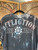 Y2K 2000s Affliction Four Leaf Clover Distressed Black T-shirt Size Large