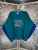 Vintage ND Notre Dame Embroidered Green & Navy Blue Crewneck Sweatshirt Size Medium