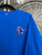 Vintage 90s 1997 THE PINK PANTHER Embroidered Blue Crewneck Sweatshirt Size Large