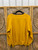 90s Leaves Custom Painted Yellow Fall Crewneck Size XL