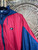 Vtg 80s 90s Nike Grey Tag Red Blue Full Zip Hooded Windbreaker Size Large
