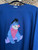 Vtg 90s Disney Eeyore Embroidered Navy Blue Crewneck Sweatshirt Size XL X-Large