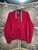 Y2K Polo Ralph Lauren Red Full Zip Hooded Jacket Size Large