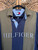 Vtg Tommy Hilfiger Green Blue Rugby Polo Shirt Size Large